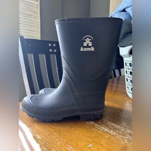 Kamik Black Kids Rain & Snow Boots
